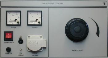 TE7088 — регулируемый источник переменного тока 0 - 270В/10A
